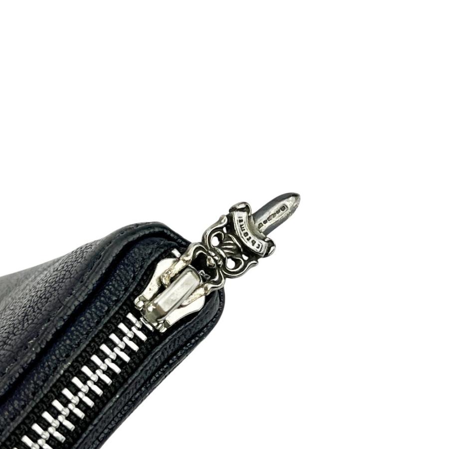 クロムハーツ ■中古■ 長財布 ウォレット ロングウォレット 十字架 クロス レザー ネイビー 【A59】11 |  | 08