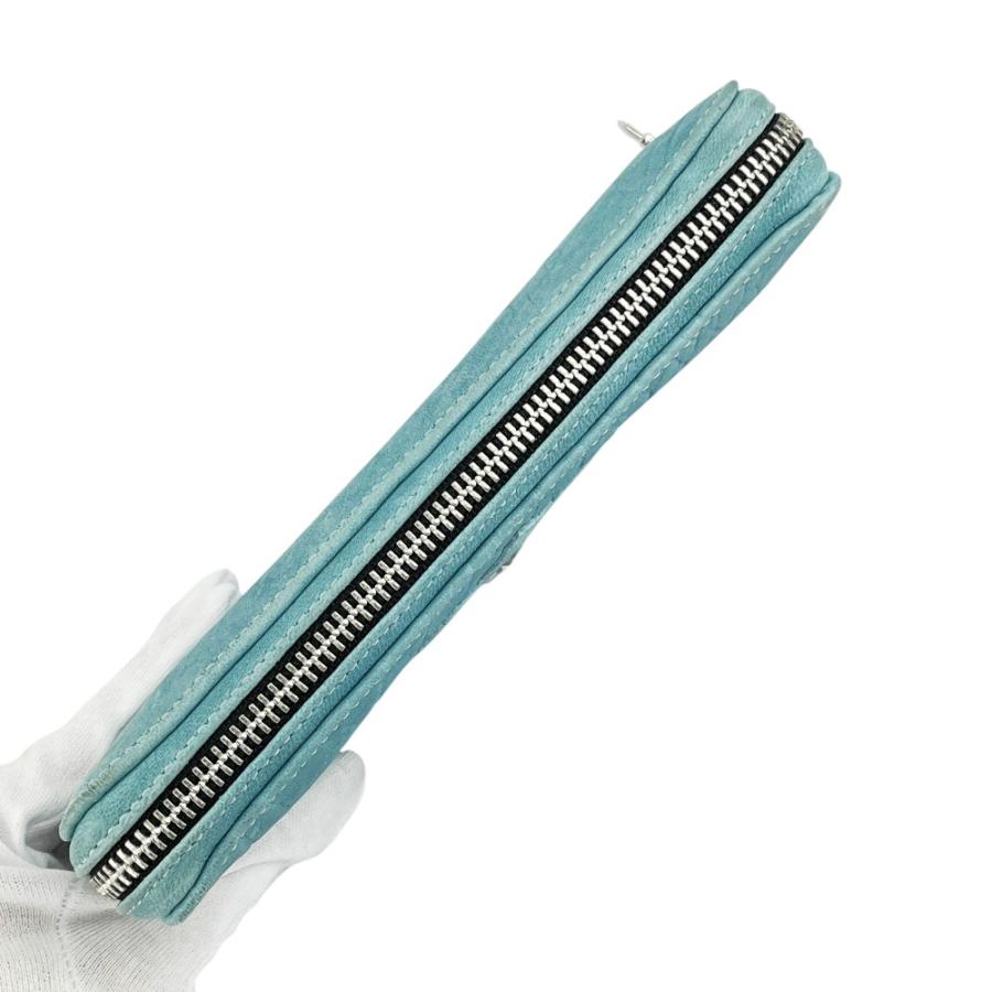クロムハーツ ■美品■ 長財布 ウォレット ロングウォレット ラウンドジップ レザー ターコイズブルー 【A60】11 |  | 05