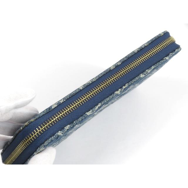■新同■　ルイ・ヴィトン ジッピーウォレット 長財布 財布 デニム ブルー M95341 箱 【A61266】 □新同□ ルイ・ヴィトン ジッピーウォレット 長財布 財布 デニム