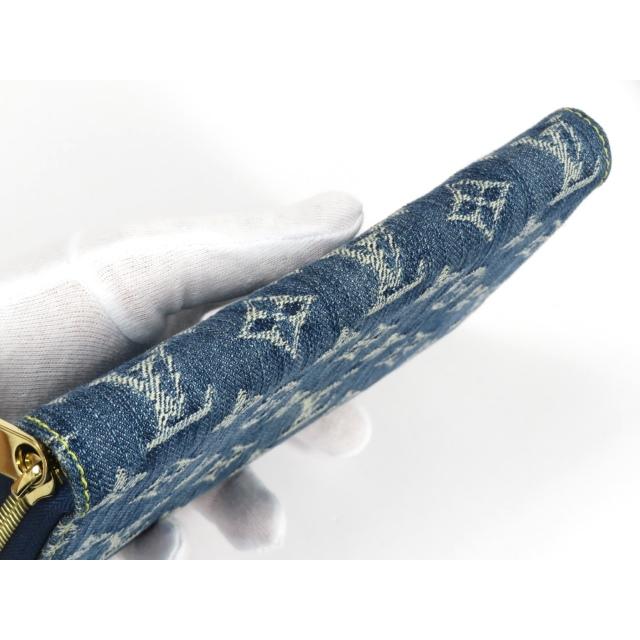 □新同□ ルイ・ヴィトン ジッピーウォレット 長財布 財布 デニム