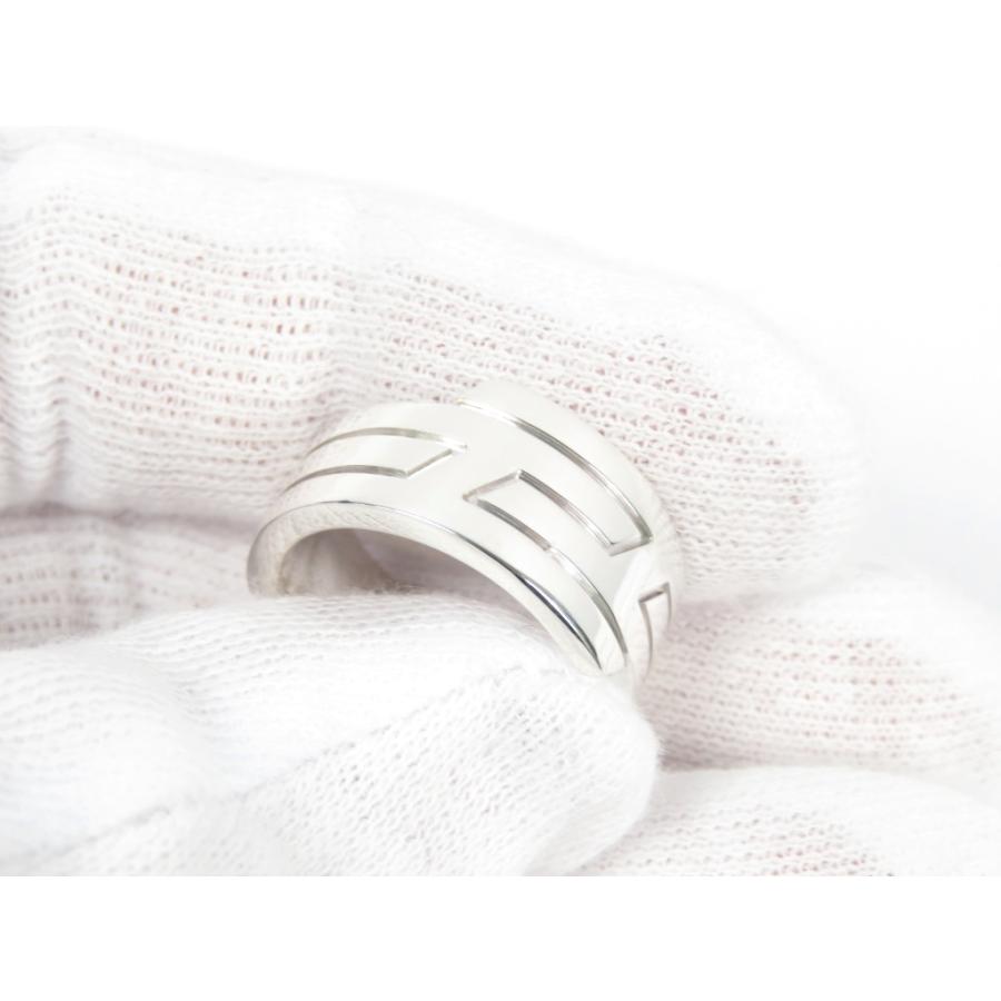 ■新同■磨き済■　エルメス イタリーク リング 指輪 H ロゴ シルバー SV 925 #51 【A61943】 |  | 03