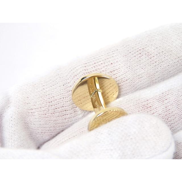 【最終値下げ 5/28日 01：59まで】■新同■磨き済■　ティファニー カフス スーツ ビジネス  ゴールド K18 YG 750 箱 【A66100】 |  | 04
