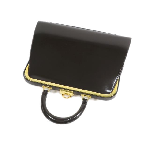 【美品】 Christian Dior クリスチャン・ディオール 2WAY ハンド ショルダー バッグ ダークブラウン ゴールド GP レザー 【A68082】 |  | 01