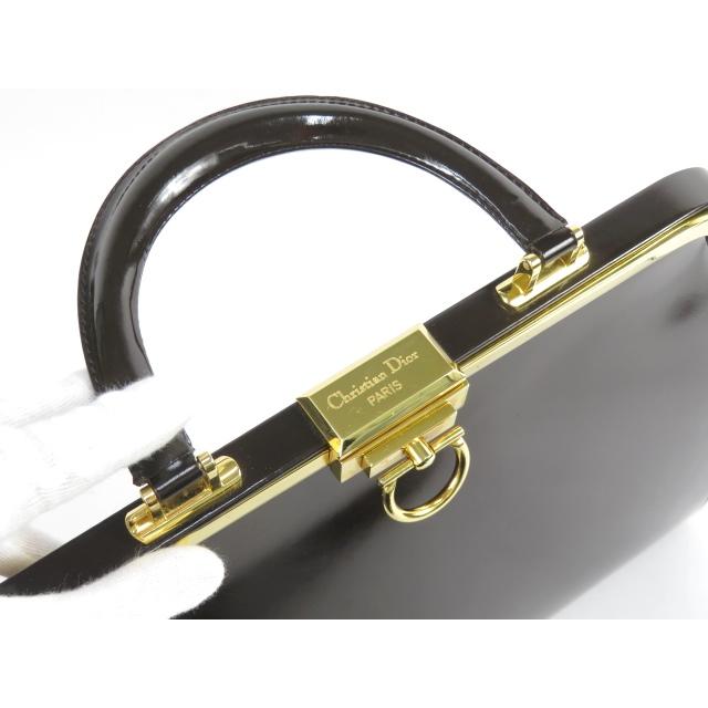 【美品】 Christian Dior クリスチャン・ディオール 2WAY ハンド ショルダー バッグ ダークブラウン ゴールド GP レザー 【A68082】 |  | 07