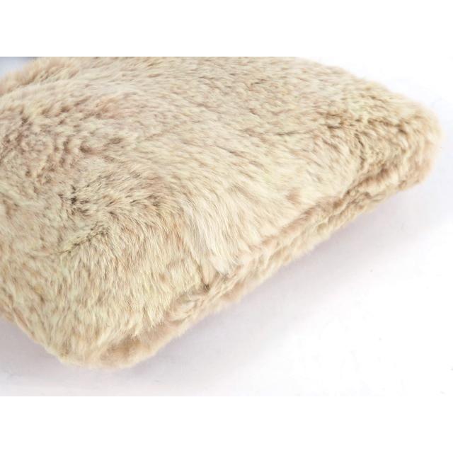 【CHROME HEARTS】 クロムハーツ ファー ミニ ハンド バッグ ベージュ ブラウン レザー シルバー SV 925 【A68947】 |  | 02