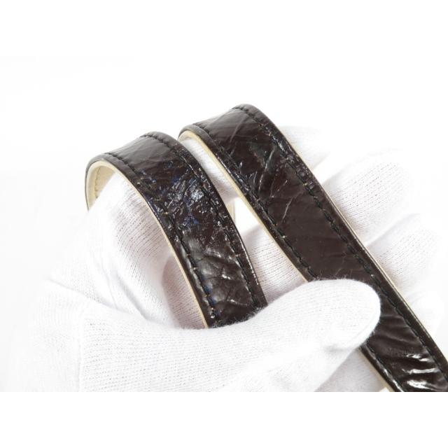 【CHROME HEARTS】 クロムハーツ ファー ミニ ハンド バッグ ベージュ ブラウン レザー シルバー SV 925 【A68947】 |  | 04