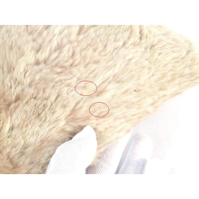 【CHROME HEARTS】 クロムハーツ ファー ミニ ハンド バッグ ベージュ ブラウン レザー シルバー SV 925 【A68947】 |  | 07