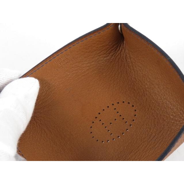 【HERMES】 エルメス ヴィド ポッシュ トレー H エブリン パンチング 小物入れ インテリア レザー ブラウン T刻 【A68960】 |  | 09