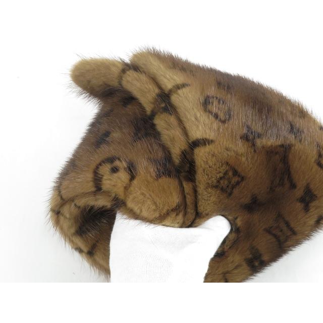 ■新同■　ルイ・ヴィトン エシャルプ ヴィゾン ファー マフラー M72245 箱 【A69258】 |  | 05