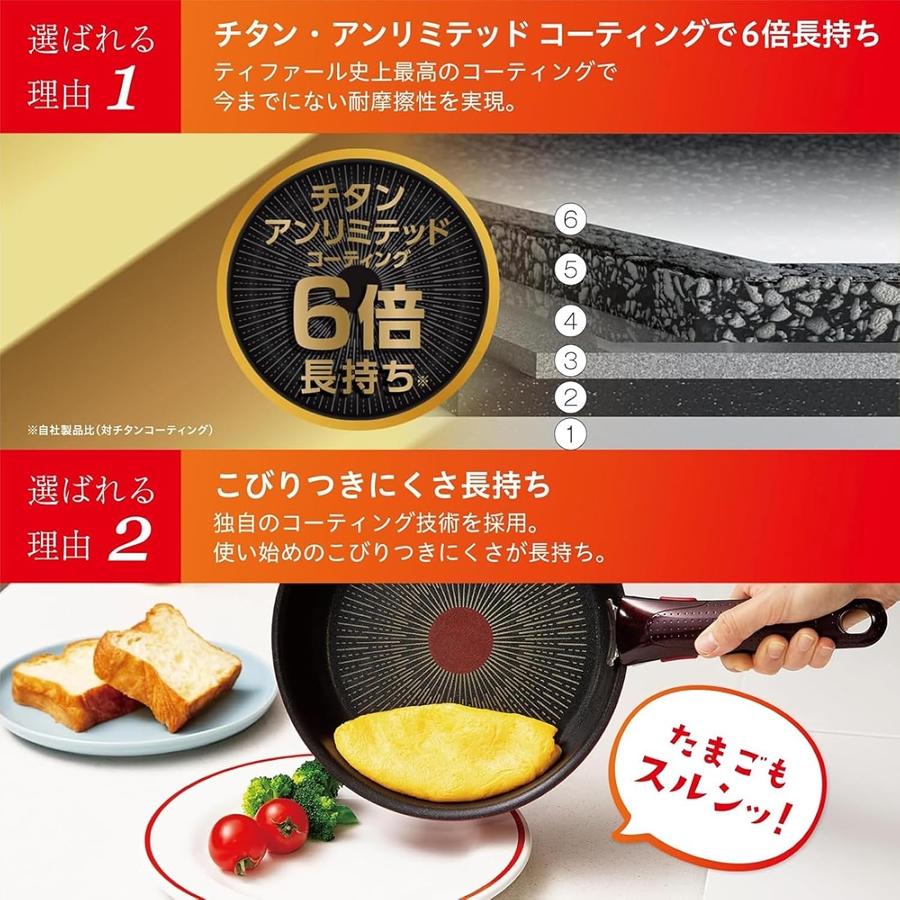T-fal（ティファール） IH ルージュ アンリミテッド シチューポット