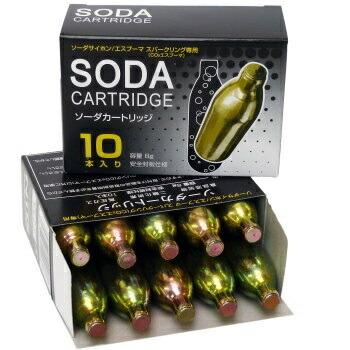 NTG ソーダサイフォン専用 取替用ソーダカートリッジ 10本入 PSC-72