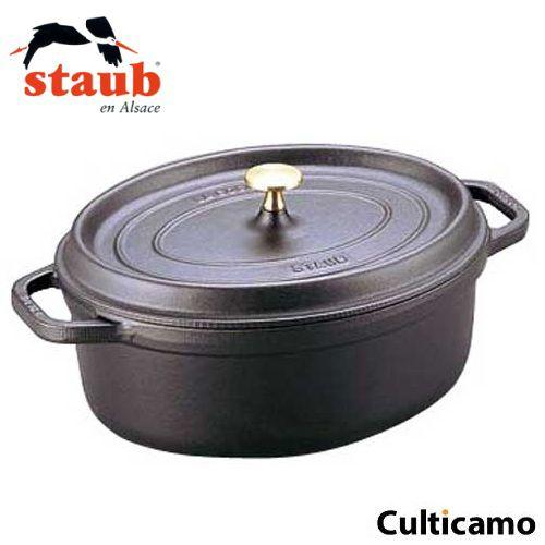 ストウブ staub ピコ・ココット オーバル ブラック 41cm 40509-509 RST-35