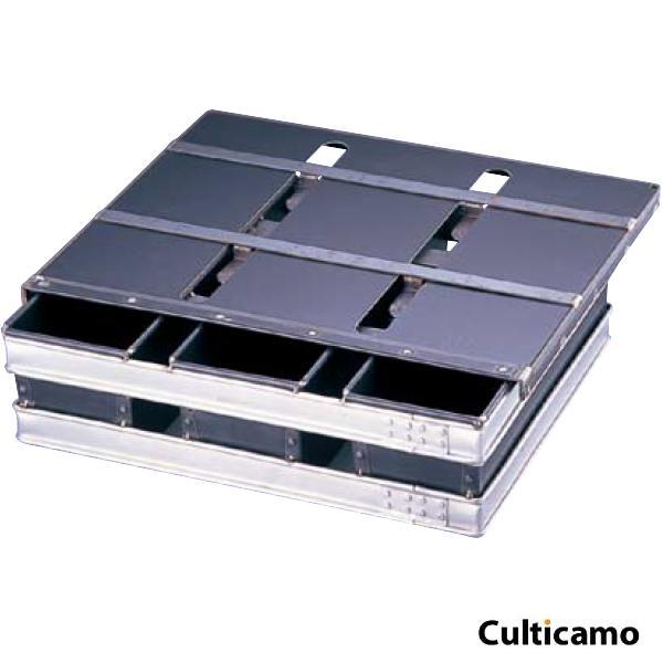 スルトン　トライプラス　3斤食パン型　3連結　蓋付　WST-16