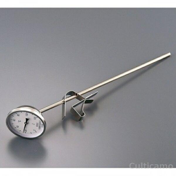 斜面式スライドホルダー付　寸胴鍋用温度計　PYS-400　BOV-P7