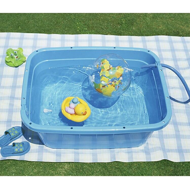 TONBO（新輝合成） トンボ 角型タライジャンボ 水抜栓付 120型