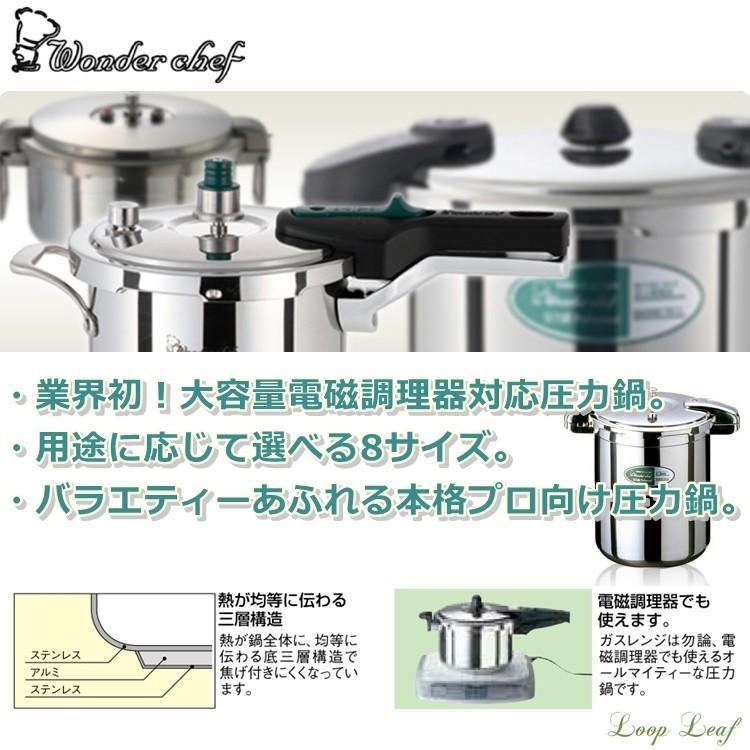 ワンダーシェフ プロミドル 両手圧力鍋 8L NMDA80 AAT-69 : 6-0093  