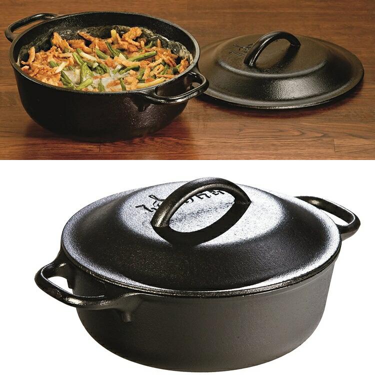 ロッジ サービングポット 1qt L1SP3 GLT-08 : Loop Leaf ループリーフ