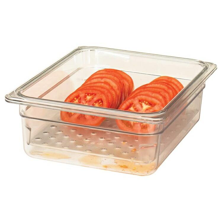 CAMBRO キャンブロ コランダー フードパン 25CLRCW 1/2サイズ 127mm