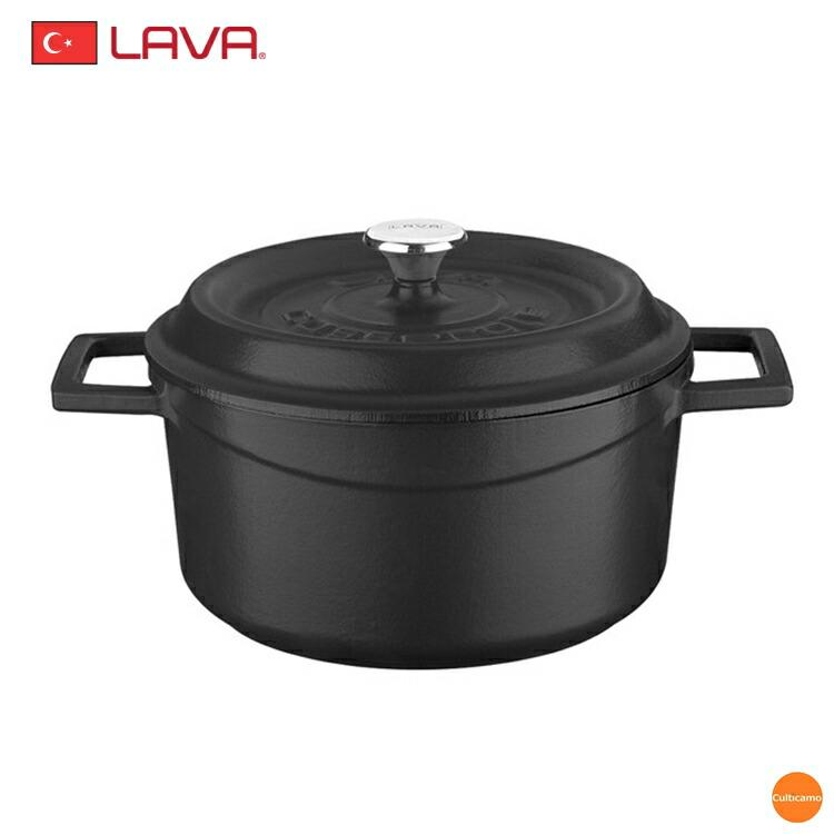 LAVA LAVA ラウンドキャセロール 18cm LV0077 LAV-01 : Loop Leaf