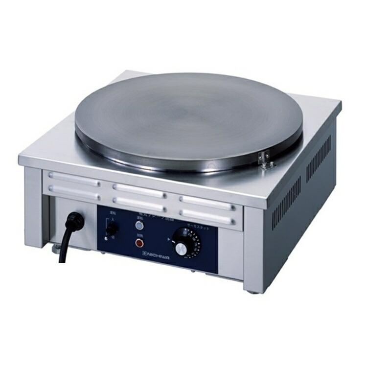 ニチワ 電気式 クレープ焼器 CM-410H 200V ハイパワー仕様 GKL ニチワ 電気式 クレープ焼器 CM-410H 200V ハイパワー仕様 GKL
