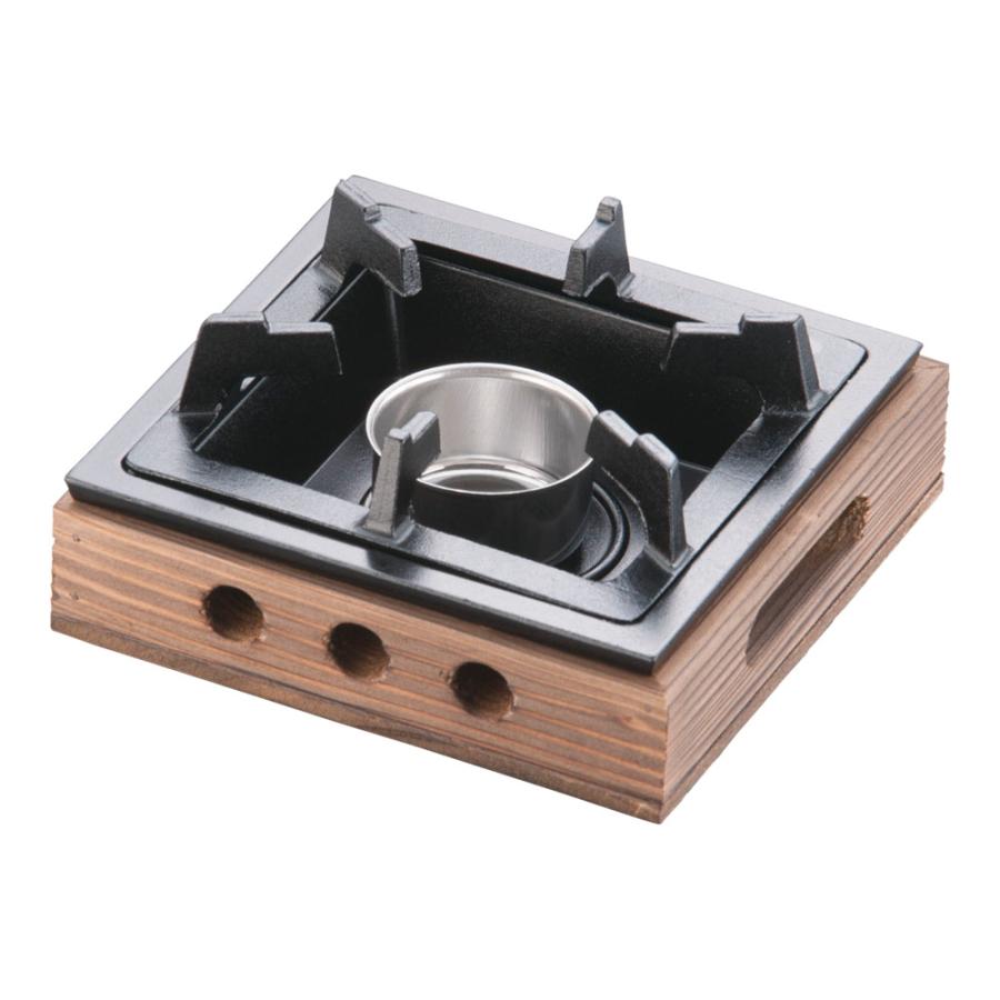 遠藤商事 TKG アルミ 民芸調コンロ 小 固形燃料皿付 QKV-08 : Loop