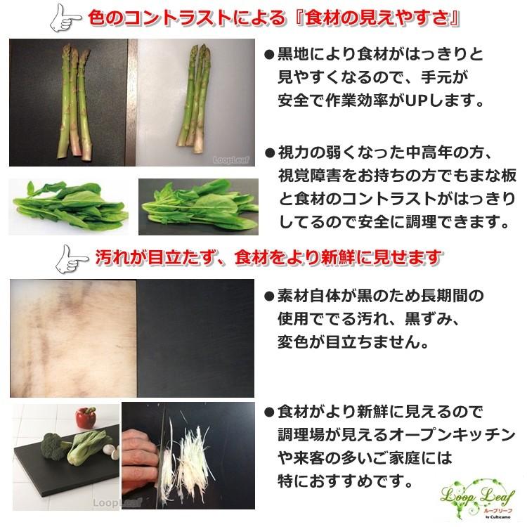 まな板 業務用 カラートップ 黒 15mm厚 700ｘ400の画像