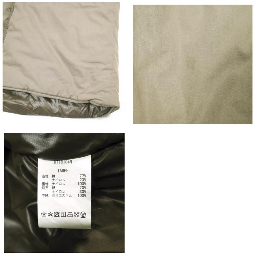 WILDTHINGS ワイルドシングス MONSTER PARKA モンスターパーカー WT18104N XL TAUPE PRIMALOFT 中綿 ダウンジャケット コート アウター |  | 09