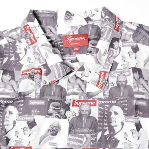 SUPREME シュプリーム 23SS Magazine S/S Shirt マガジンシャツ XXL Grey 半袖 WEEK15 トップス bt1077 |  | 03