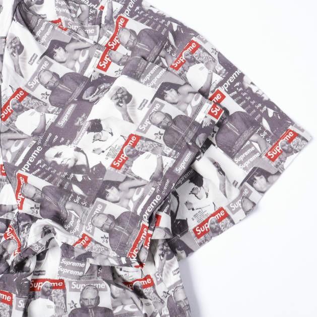 SUPREME シュプリーム 23SS Magazine S/S Shirt マガジンシャツ XXL Grey 半袖 WEEK15 トップス bt1077 |  | 04