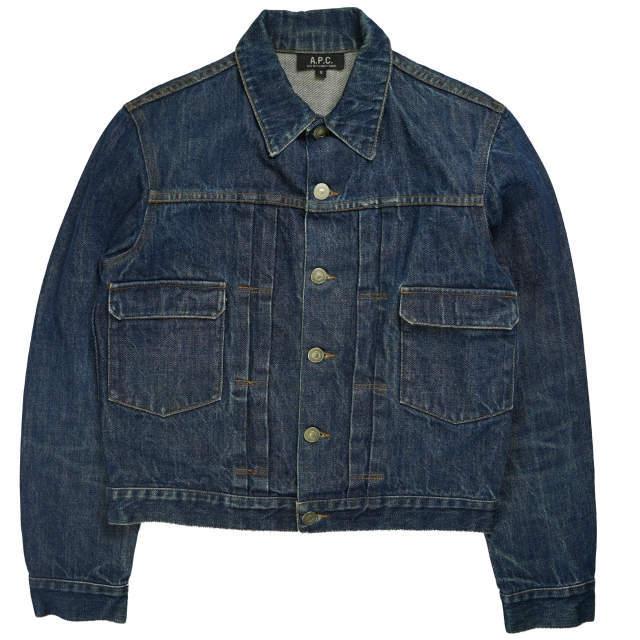 A.P.C. アーペーセー 日本製 2nd デニムジャケット S インディゴブルー