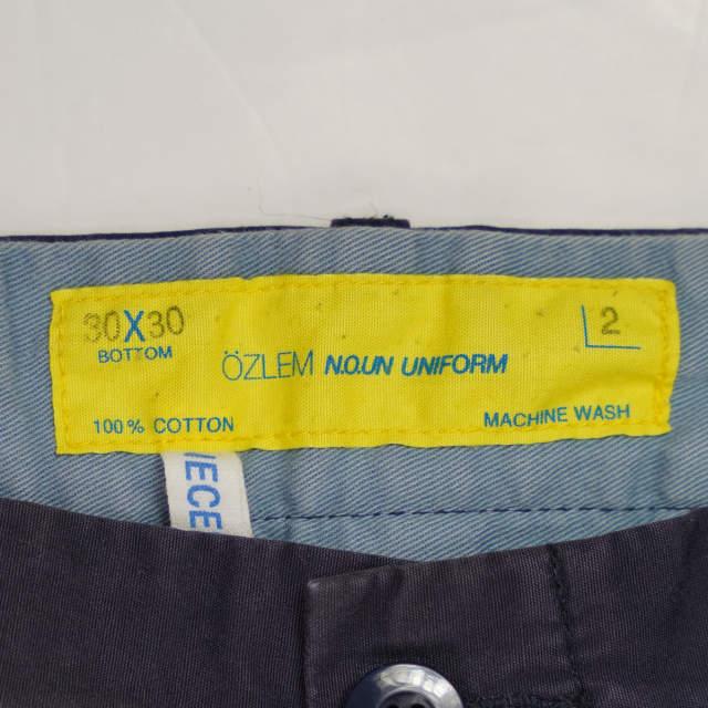 Necessary or unnecessary ネセサリーオアアンネセサリー 日本製 OZLEM NOUN テーパードパンツ 2 ネイビー マンボラマ ジップフライ f1040 |  | 02