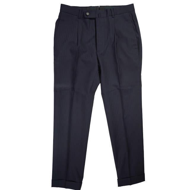 RING JACKET リングヂャケット Savile Clifford製 3Bジャケット＆スラックス オーダーサイズ(XS程度) ネイビー スーツ セットアップ f1041 |  | 03