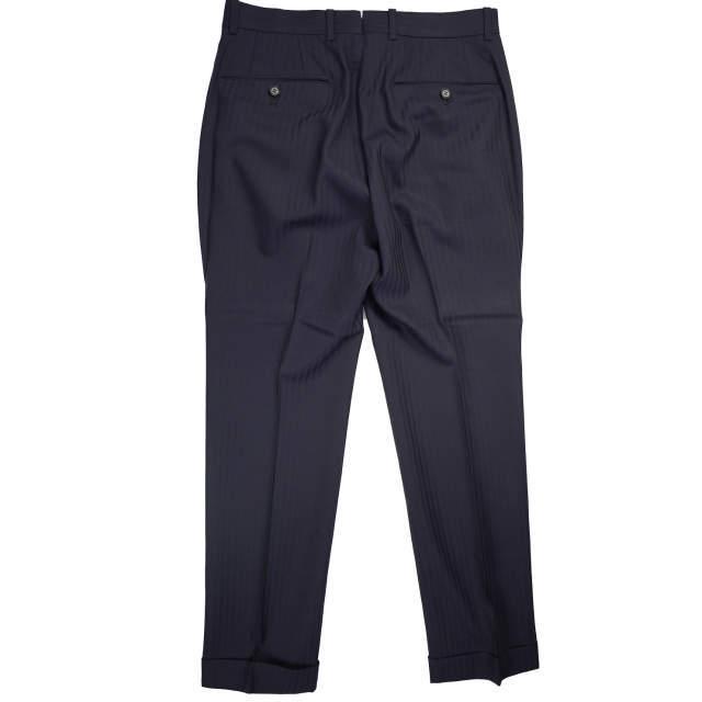 RING JACKET リングヂャケット Savile Clifford製 3Bジャケット＆スラックス オーダーサイズ(XS程度) ネイビー スーツ セットアップ f1041 |  | 04