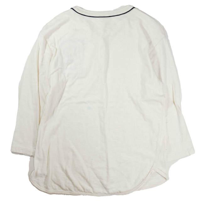 CHESWICK x BEAMS BOY チェスウィック ビームスボーイ 別注 ベースボールTシャツ S ナチュラル 七分袖 ヘンリーネック トップス f1075 |  | 01