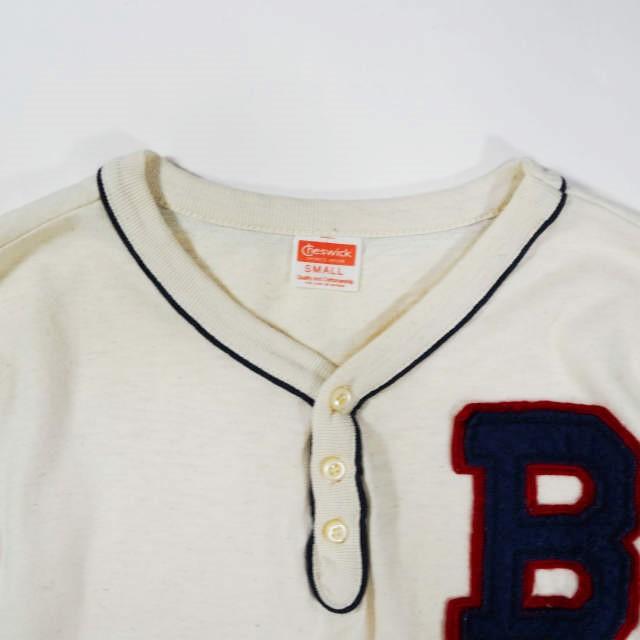 CHESWICK x BEAMS BOY チェスウィック ビームスボーイ 別注 ベースボールTシャツ S ナチュラル 七分袖 ヘンリーネック トップス f1075 |  | 03