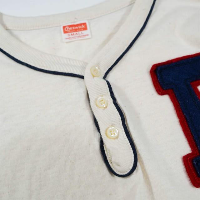 CHESWICK x BEAMS BOY チェスウィック ビームスボーイ 別注 ベースボールTシャツ S ナチュラル 七分袖 ヘンリーネック トップス f1075 |  | 04