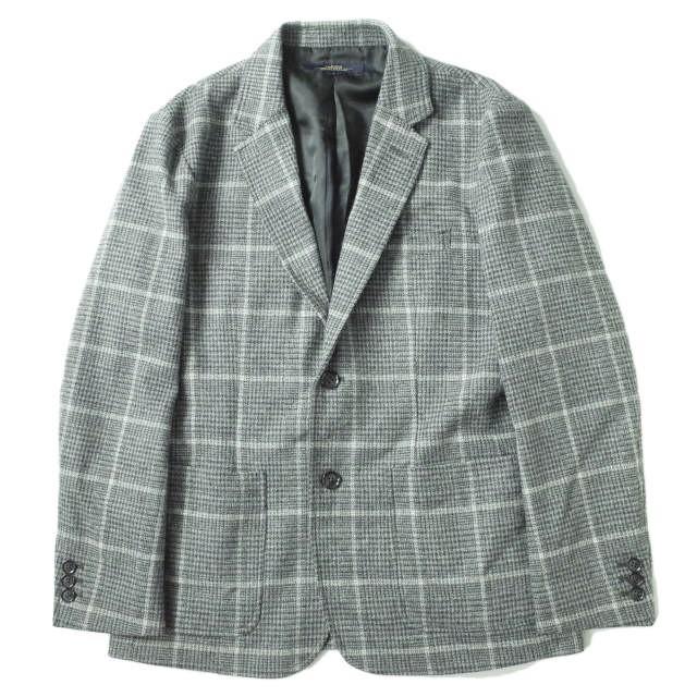 JOURNAL STANDARD relume VICTORIAN ウールチェック2Bジャケット ＆ ノープリーツスラックス L/M グレー スーツ セットアップ f1082 |  | 01