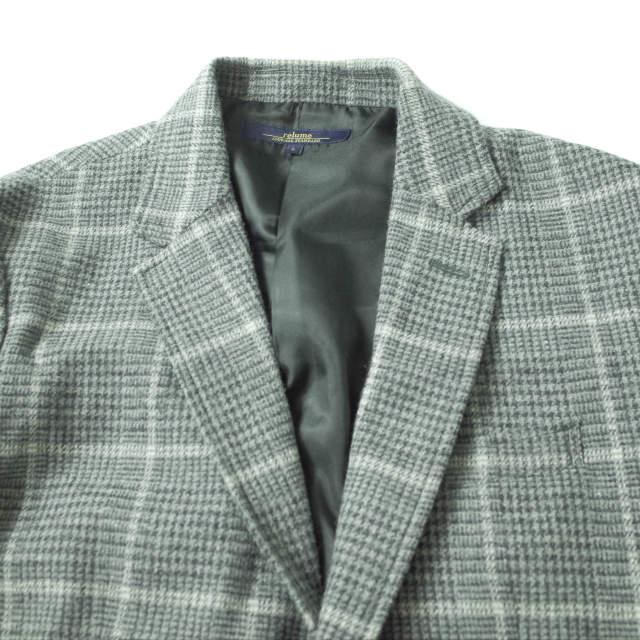 JOURNAL STANDARD relume VICTORIAN ウールチェック2Bジャケット ＆ ノープリーツスラックス L/M グレー スーツ セットアップ f1082 |  | 05