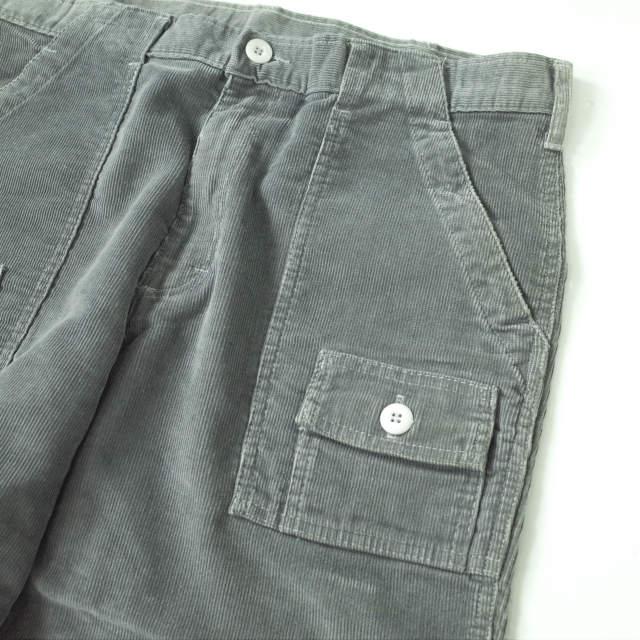 GUNG HO ガンホー アメリカ製 OUTDOORS LABEL EXPEDITION コーデュロイクロップドブッシュパンツ 37561 L グレー ボトムス f1089 |  | 03