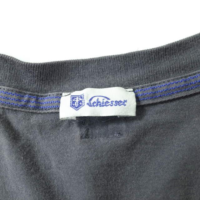 Schiesser シーサー Vネックショートスリーブカットソー 5/M グレー 半袖 Tシャツ トップス f1094 |  | 02