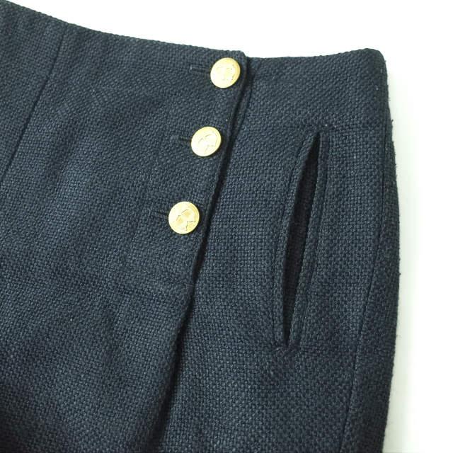 beautiful people ビューティフルピープル 日本製 r/s tweed sailor pants 1210105005 38 ネイビー ショーツ ショートパンツ f1133 |  | 03
