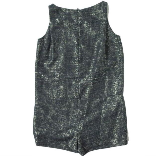 ADAM ET ROPE アダムエロペ 日本製 ラメプリント ノースリーブオールインワン GAY3311 38 ネイビー サロペット ジャンプスーツ f1147 |  | 01