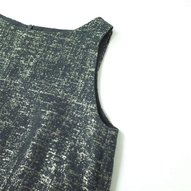 ADAM ET ROPE アダムエロペ 日本製 ラメプリント ノースリーブオールインワン GAY3311 38 ネイビー サロペット ジャンプスーツ f1147 |  | 03