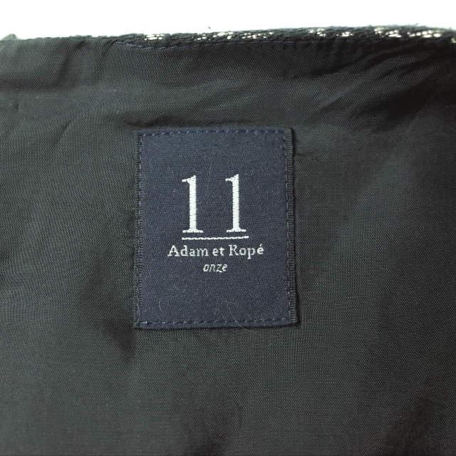 ADAM ET ROPE アダムエロペ 日本製 ラメプリント ノースリーブオールインワン GAY3311 38 ネイビー サロペット ジャンプスーツ f1147 |  | 06