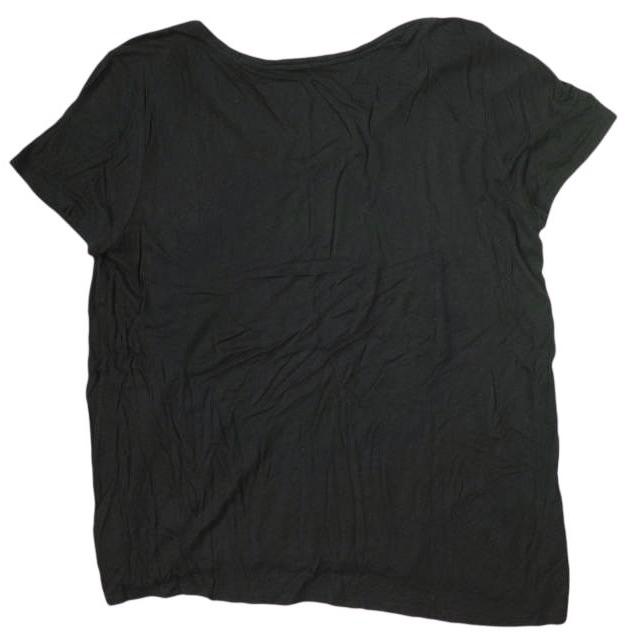 T by ALEXANDER WANG ティーバイアレキサンダーワン レーヨンUネックポケットカットソー 61-04-0402-100 XS ブラック 半袖 Tシャツ f1157 |  | 01