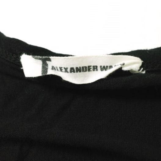 T by ALEXANDER WANG ティーバイアレキサンダーワン レーヨンUネックポケットカットソー 61-04-0402-100 XS ブラック 半袖 Tシャツ f1157 |  | 02