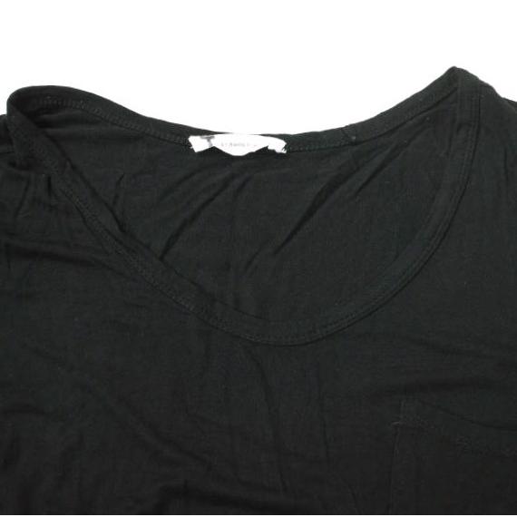 T by ALEXANDER WANG ティーバイアレキサンダーワン レーヨンUネックポケットカットソー 61-04-0402-100 XS ブラック 半袖 Tシャツ f1157 |  | 03