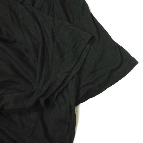 T by ALEXANDER WANG ティーバイアレキサンダーワン レーヨンUネックポケットカットソー 61-04-0402-100 XS ブラック 半袖 Tシャツ f1157 |  | 04