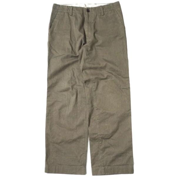 WILD LIFE TAILOR ワイルドライフテーラー 日本製 コットンツイルチノパンツ GMS0152 S BROWN ジップフライ ボトムス f1162 | 