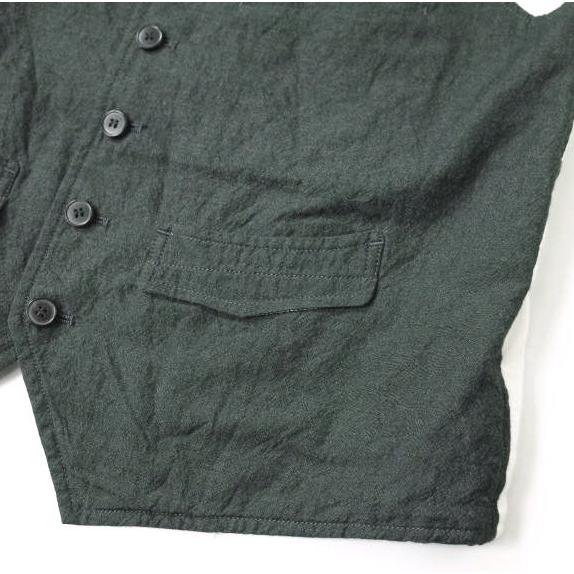 BASSETT WALKER バセットウォーカー 日本製 ショールカラーベスト 0 CHARCOAL GRAY ジレ トップス f1163 |  | 04